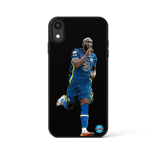 coque de téléphone personnalisable célébration joueur lukaku chelsea