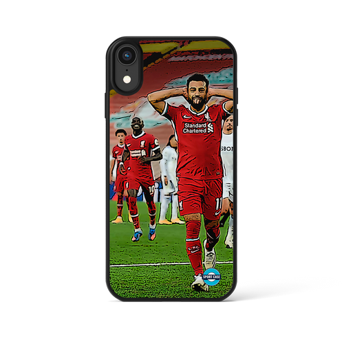 coque de téléphone personnalisable célébration joueur Mohamed Salah liverpool