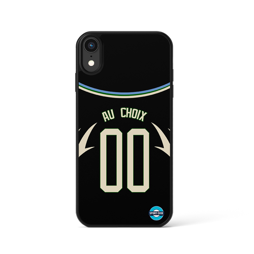 coque de téléphone personnalisable nba bucks milwaukee