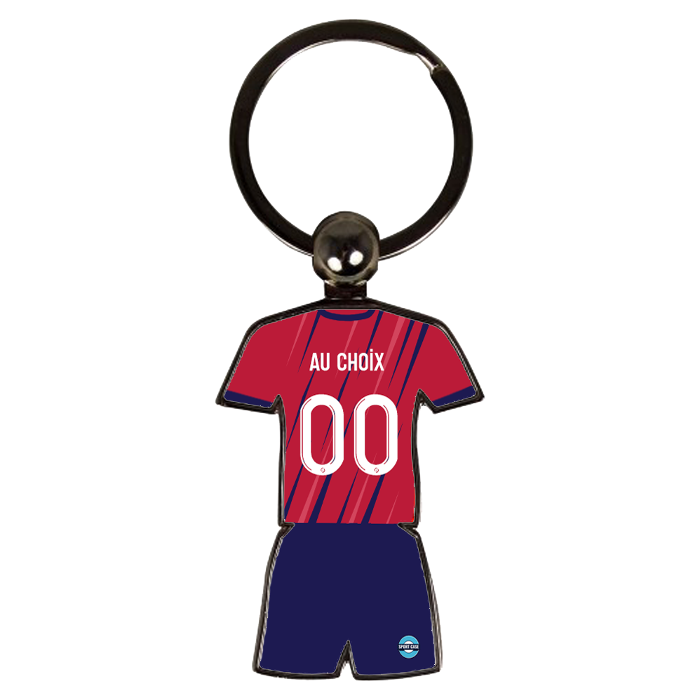 Porte clé footballeur personnalisé avec son maillot de foot